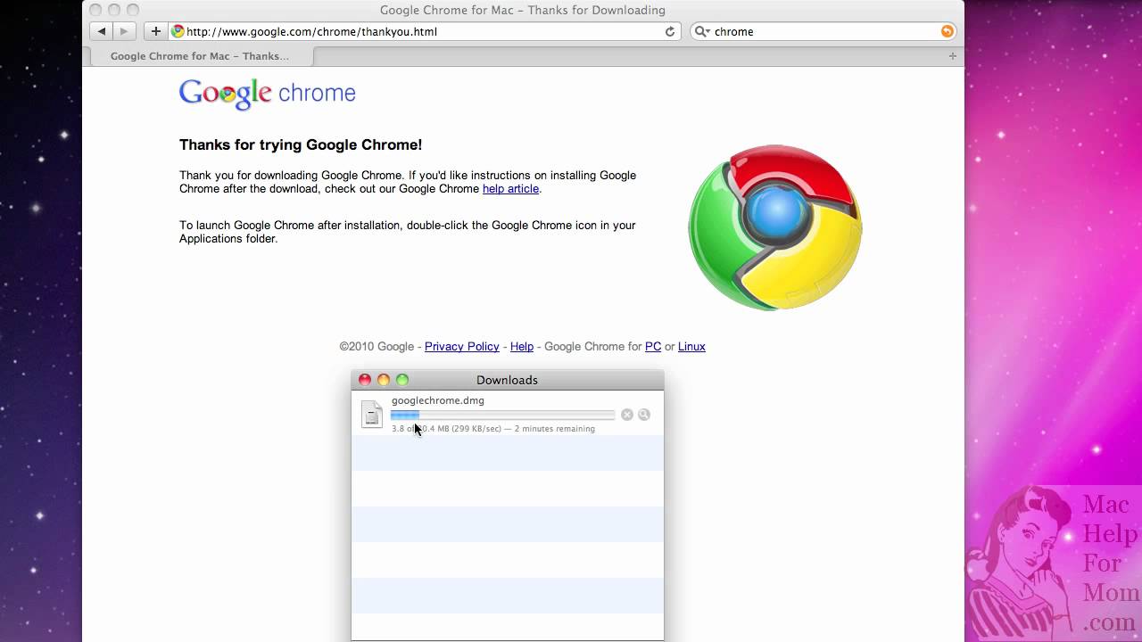 how to get google chome for mac